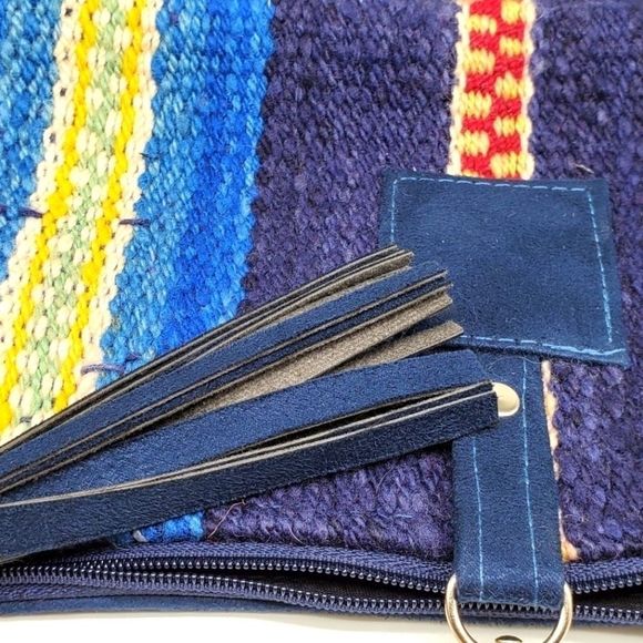 Suede Sheep Wool Handbag - Picture 13 of 14